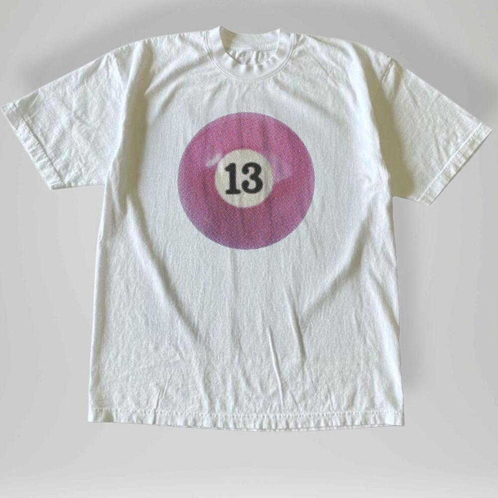 Style 13 Ball  White T-Shirt